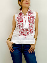 Pre-order Marie Tux Top, Berry