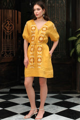 Mia Dress, Marigold