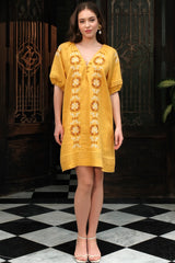 Mia Dress, Marigold