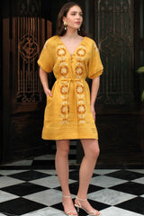 Mia Dress, Marigold