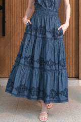 Chelsea Skirt, Chamby Navy