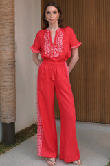 Gracie Pant, Red