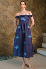 Anabelle Dress, Navy