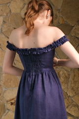 Anabelle Dress, Navy