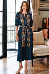 Elsa Dress, Mocha Mix