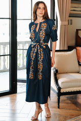 Elsa Dress, Mocha Mix