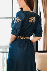 Elsa Dress, Mocha Mix