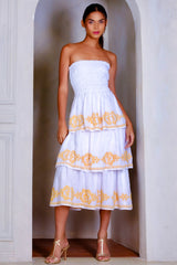 Stella Dress, White Mango