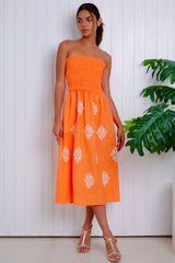 Marnie Tube Dress, Papaya