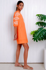 Maddie Dress, Papaya