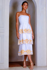 Stella Dress, White Mango