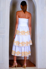 Stella Dress, White Mango