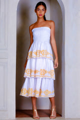 Stella Dress, White Mango