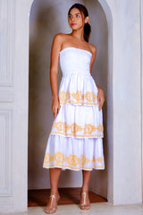 Stella Dress, White Mango