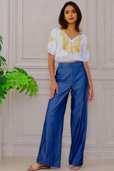 Kira Linen Top, Mango