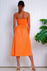 Marnie Tube Dress, Papaya