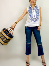 Pre-order Marie Tux Top, Lagoon