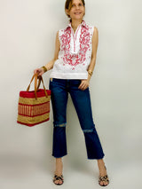 Pre-order Marie Tux Top, Berry