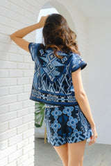 Pre-order Katya Top, Blk Lagoon