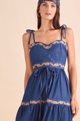 Ella Dress, Denim Mocha