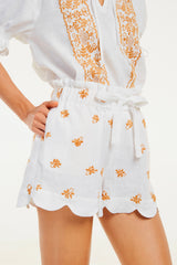 Sonia Shorts, Ivory Bronze