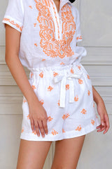 Solana Shorts, White Melon