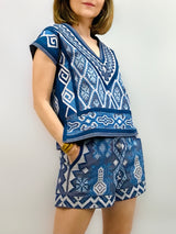 Pre-Order Katya Top, Chamb Blue