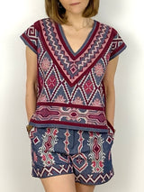 Pre-Order Katya Top, Chamb Berry