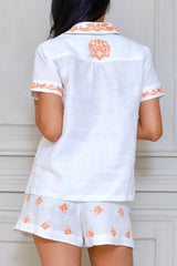 Delfina Top, White Melon