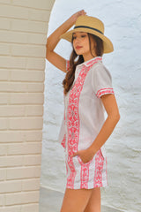 Pre-Order Maxine Shirt, Poppy