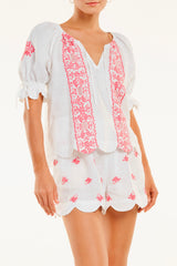 Sandra Top, Ivory Pink