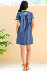 Dolores Barong Dress, Kiwi