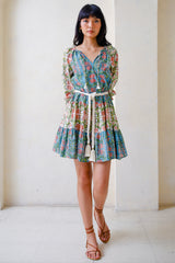 Taliya Dress, Trellis Combi