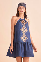 Harlowe Dress, Denim