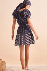 Jasmine Dress, Navy Floral