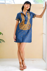 Dolores Barong Dress, Melon