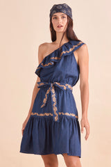 Sima Dress, Denim