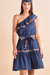 Sima Dress, Denim