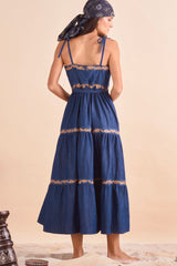 Ella Dress, Denim Mocha