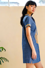 Dolores Barong Dress, Melon