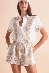 Pre-Order Veranda Short, Wht Khaki