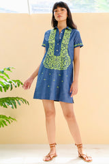 Dolores Barong Dress, Kiwi