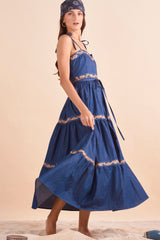 Ella Dress, Denim Mocha