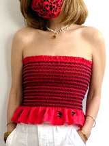 Nadia Tube Top, Red