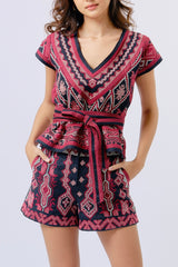 Pre-order Katya Top, Blk Crimson