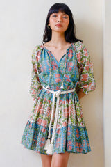 Taliya Dress, Trellis Combi