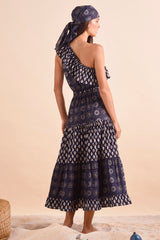 Tanya Dress, Navy Floral