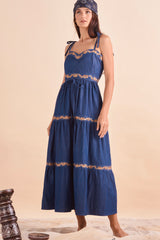 Ella Dress, Denim Mocha