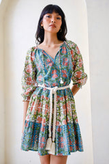 Taliya Dress, Trellis Combi