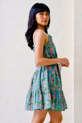 Rowena Dress, Cerulean